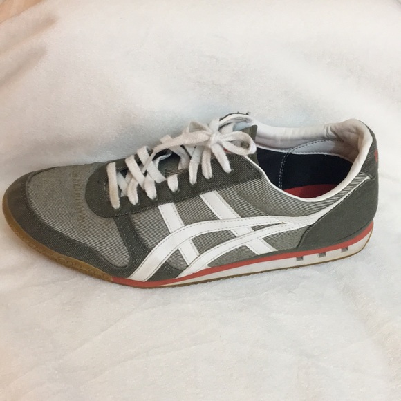 onitsuka tiger green and white